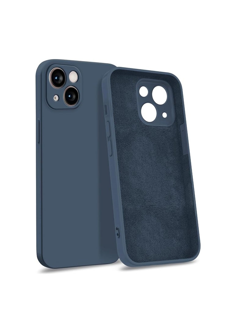 WRISTWISE Case Cover for iPhone 13 - [Camera All-Round Protection] [Soft Microfiber Lining Anti-Scratch] Shockproof Phone Case Cover, Blue - Image 1