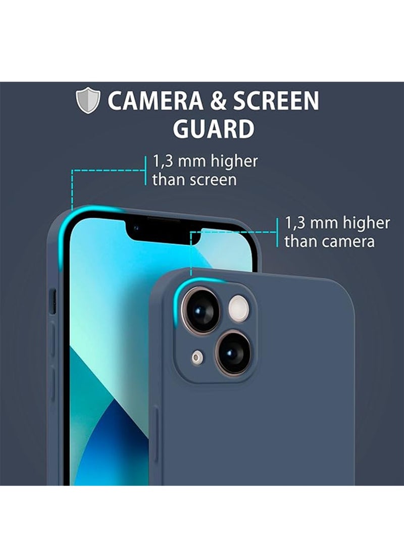WRISTWISE Case Cover for iPhone 13 - [Camera All-Round Protection] [Soft Microfiber Lining Anti-Scratch] Shockproof Phone Case Cover, Blue - Image 3