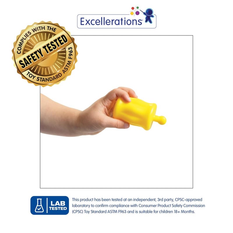 Excellerations Early STEM Toy, Connecting, Fun, Linking, Pop Beads for Toddlers, Snap Lock Beads Set in Storage Bin, Pack of 28 - Image 2