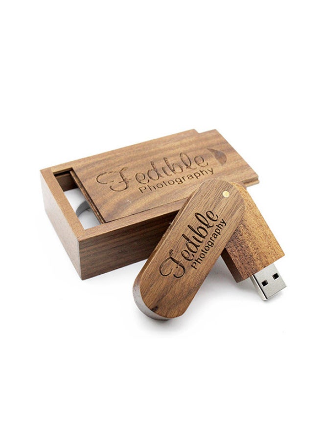 High-Speed Wooden USB Flash Drive 8GB 16GB 32GB USB 2.0 Customizable Logo Corporate Gifts High Data Transfer Rate-Capacity:64GB  - Image 4