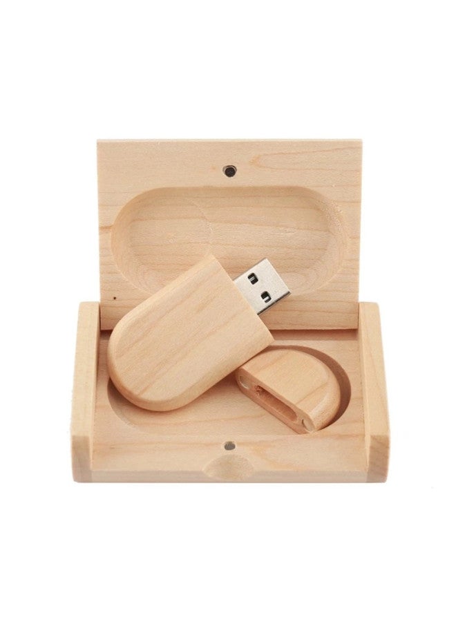 High-Speed Wooden USB Flash Drive 8GB 16GB 32GB USB 2.0 Customizable Logo Corporate Gifts High Data Transfer Rate-Capacity:64GB  - Image 2