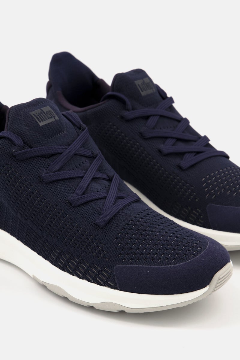 FitFlop Women Vitamin FFX Knit Lace Up Sport Shoes, Navy - Image 4