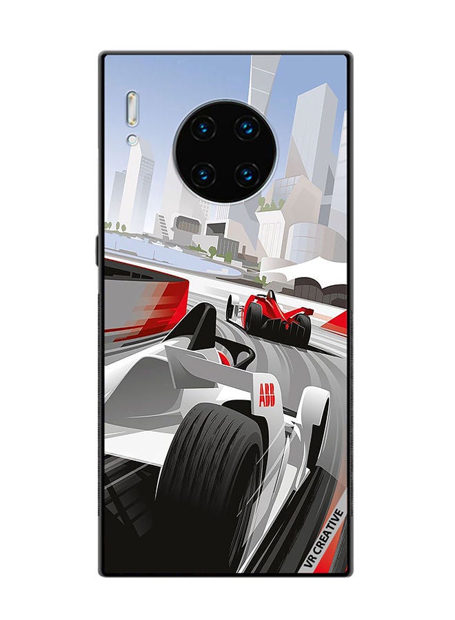 VR CREATIVE Protective Case Cover For Huawei Mate 30 Pro F1 Car Racing Design Multicolour - Image 1