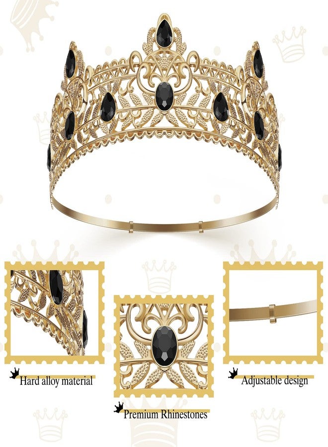 Junkin Jukin 5-Piece Birthday Accessory Set - King Crown, Sash, Badge, Pin, Brooch - Men's Birthday Party Accessories - Image 2