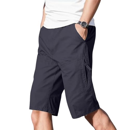 Lymio Men Shorts || Men Shorts Cotton Casual (Shorts-30-Grey-2XL) - Image 1