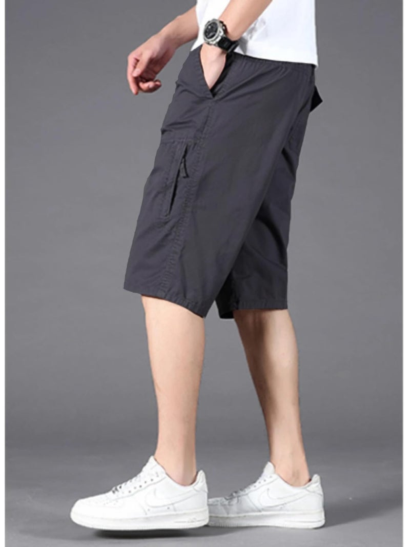 Lymio Men Shorts || Men Shorts Cotton Casual (Shorts-30-Grey-2XL) - Image 3