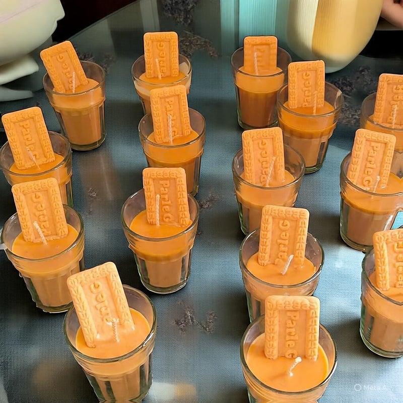 53 Arts Parle-G Biscuit Silicone Mould | 4-Cavity Candle Making Mould | DIY Wax, Resin, Soap, Chocolate & Craft Mould | Reusable, Flexible & Heat-Resistant - Image 3