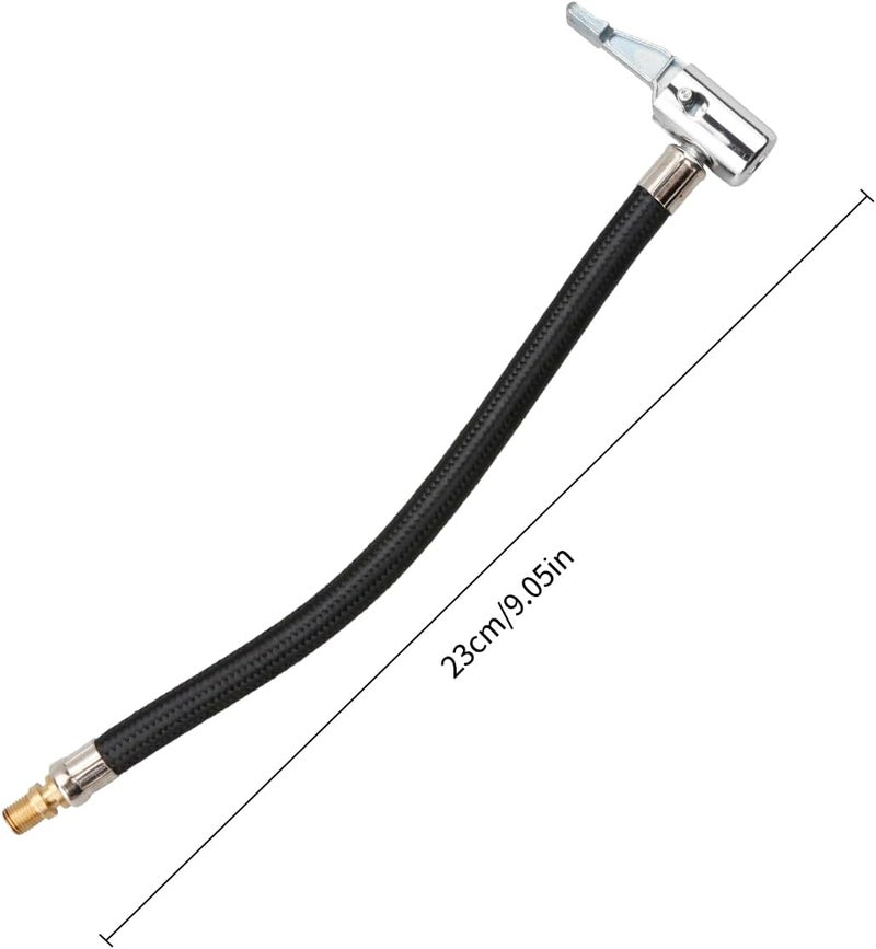 Tabanzhe Tire Inflator Extension Tube - Quick Inflation Chuck Adapter Hose for Car and Motorcycle - Image 2