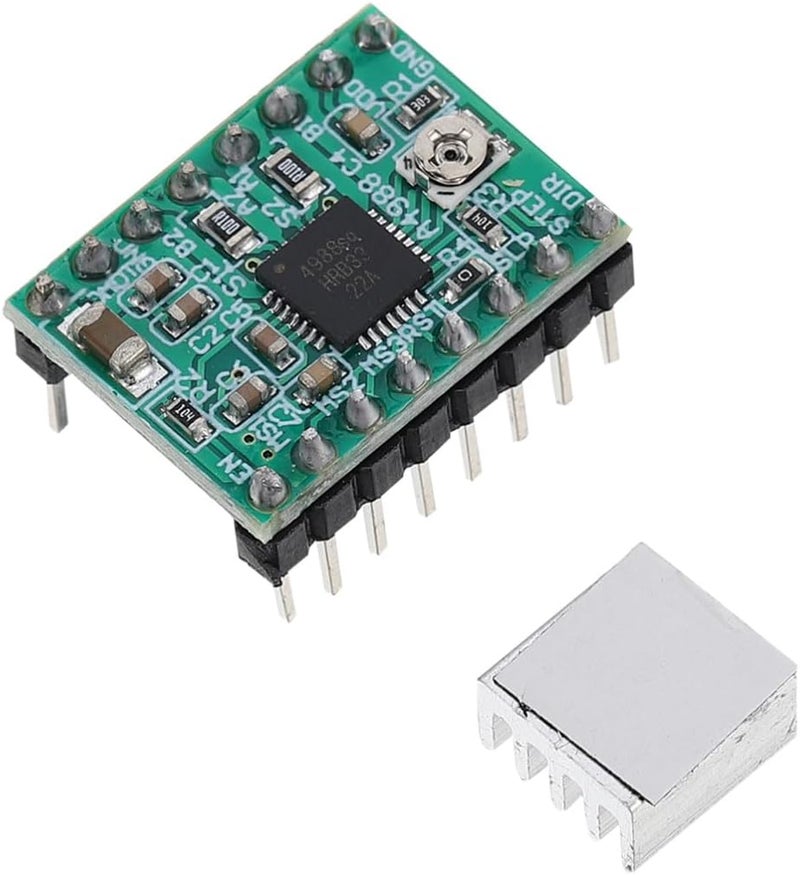 وحدة تحكم محرك السائر ULTECHNOVO 4 قطع لمحرك الطابعة ثلاثية الأبعاد الهادئ، لوحة تحكم محرك السائر 1 أمبير ذروة التيار متوافقة مع آلات CNC وآلات النقش - Image 1
