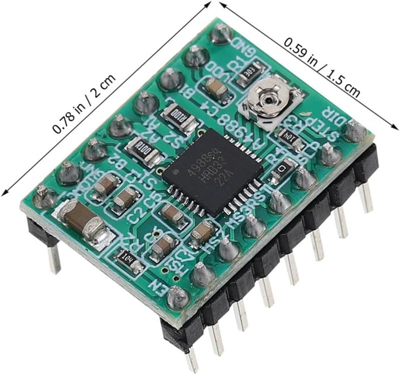 وحدة تحكم محرك السائر ULTECHNOVO 4 قطع لمحرك الطابعة ثلاثية الأبعاد الهادئ، لوحة تحكم محرك السائر 1 أمبير ذروة التيار متوافقة مع آلات CNC وآلات النقش - Image 2