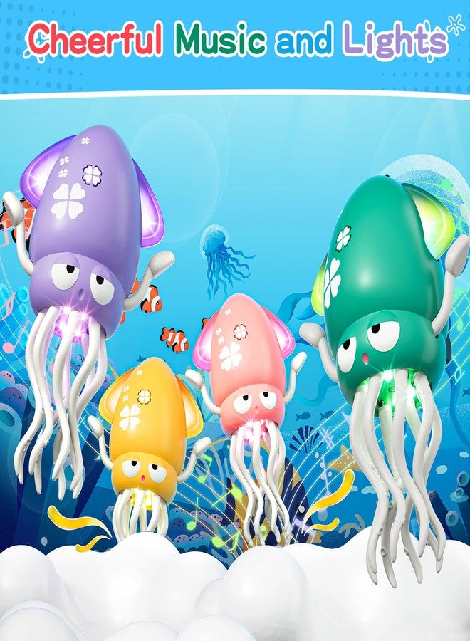 MACALOCA Dancing Squid Baby Toy, Dancing Octopus Tummy Time Toys for Toddlers, Infant Crawling Walking Baby Toys with Music & Light for 3-6 6-12 12-18 Kids Boys 1st Baby Valentines Day Birthday Gifts - Image 2