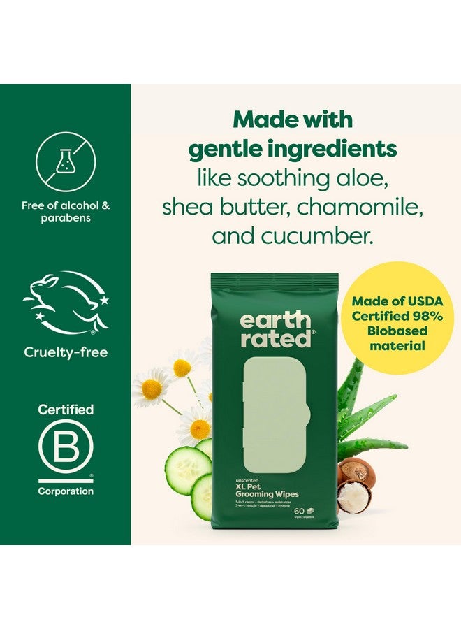 Earth Rated Earth Rated Pet Ear Wipes, Hypoallergenic Cleaner for Dogs & Cats Ears to Remove Dirt and Wax Build Up, Wild Oat Scent, 70 Count  - Image 5