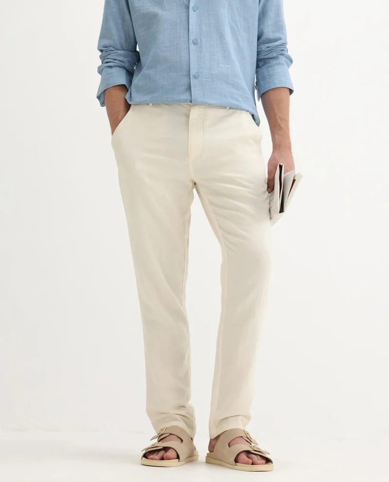 Rare Rabbit Men's Double Layer Drawstring Trouser