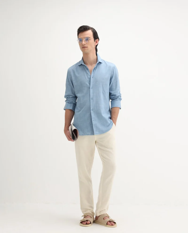 Rare Rabbit Men's Double Layer Drawstring Trouser