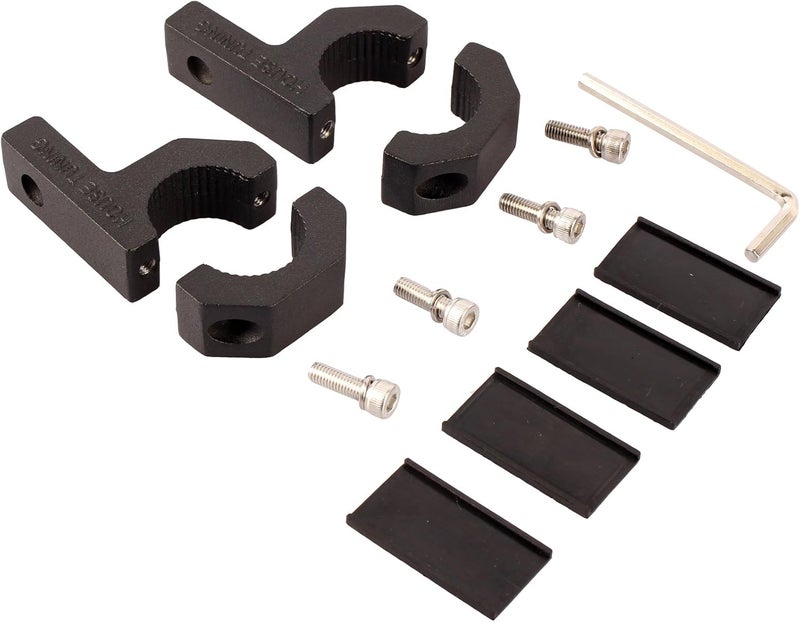 HOUSE TUNING 1 inch Bar Clamp-Pack 4 Roof Rack Bar Mounts Tube Clamps Horizontal Bar Clamp Mounting Bracket for Motorcycle ATV Utv Boat Trucks (1"- Clamp Mount kit) - Image 4