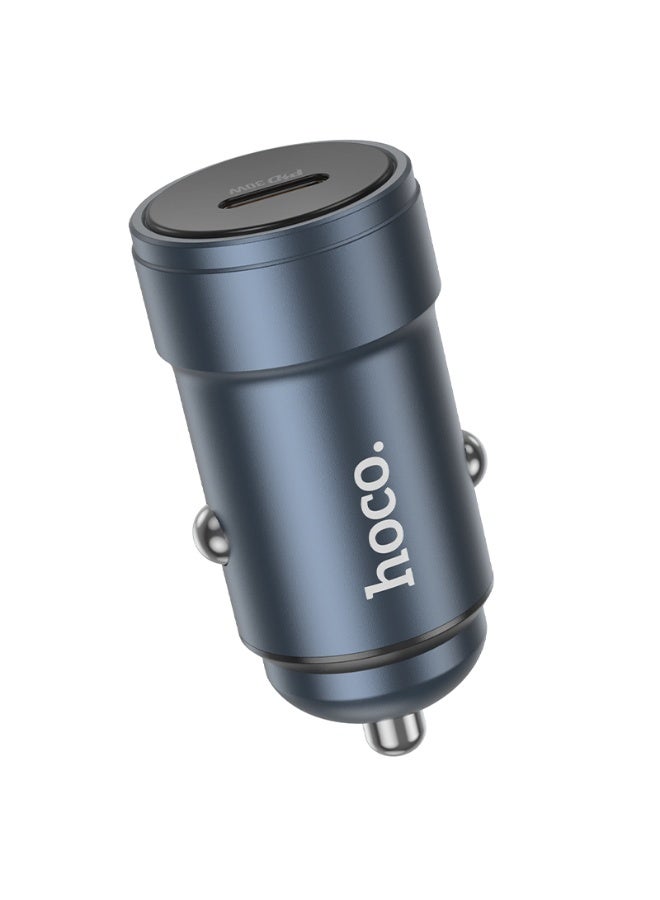 هوكو شاحن سيارة Z57 Glorious بمنفذ واحد 30 واط PD – شحن سريع USB-C بتقنية Power Delivery - Image 3
