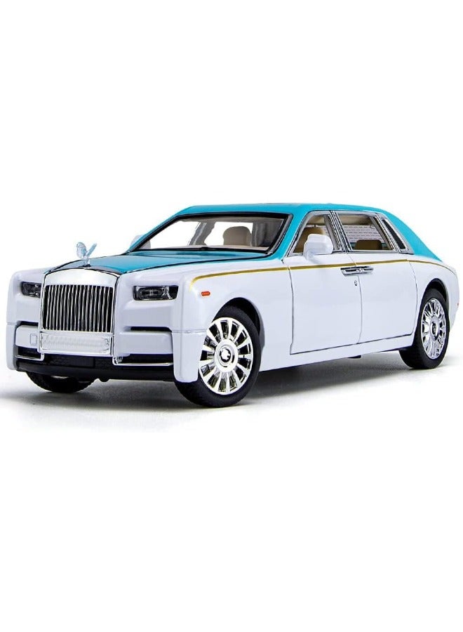 CHE ZHI 1/24 Simulation of Rolls-Royce luxury Model Car, Zinc Alloy Pull Back Toy car with Sound and Light for Kids Boy Girl Gift  - Image 1