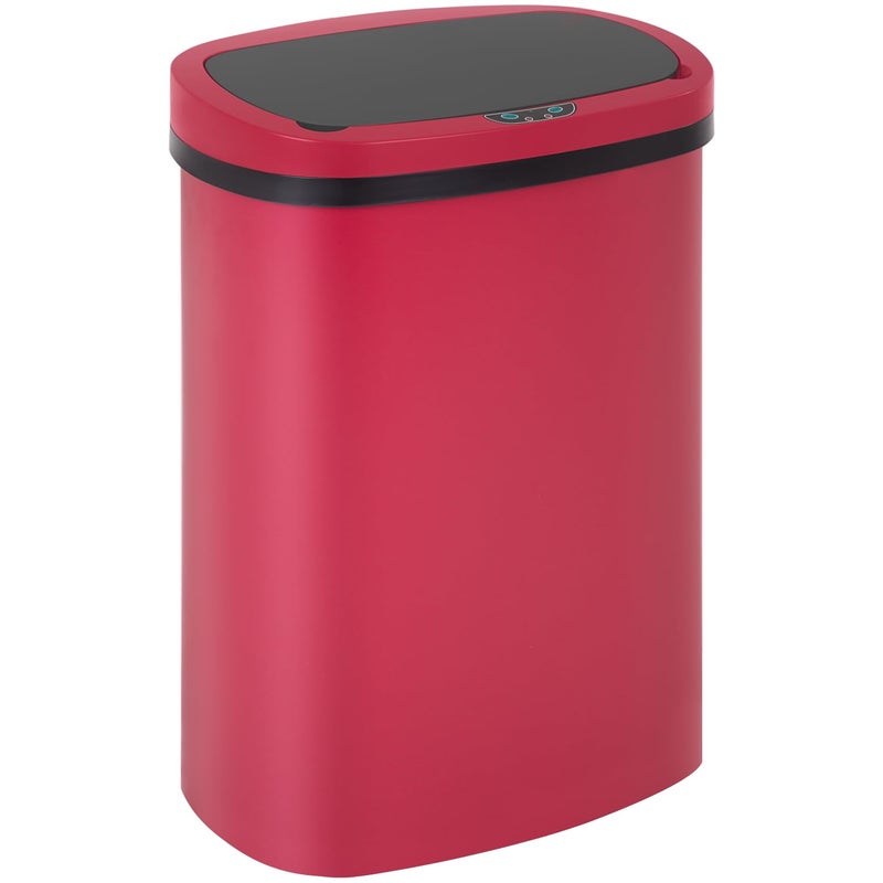 Kitchen Trash Can with Lid 13 Gallon Automatic Garbage Can for Bathroom Bedroom Home Office 50 Liter Touch Free HighCapacity Brushed Waste Bin