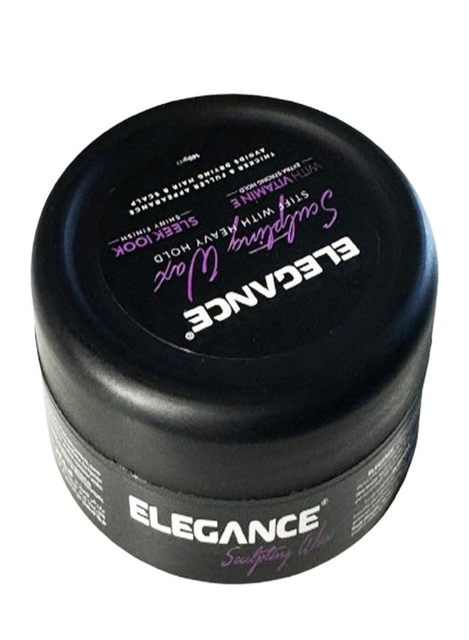 E Elegance شمع تشكيل الشعر الأنيق، 4.73 أونصة، شمع مشبع بفيتامين E، شعر أكثر كثافة مع تثبيت قوي ولمعان يدوم طويلاً - Image 3