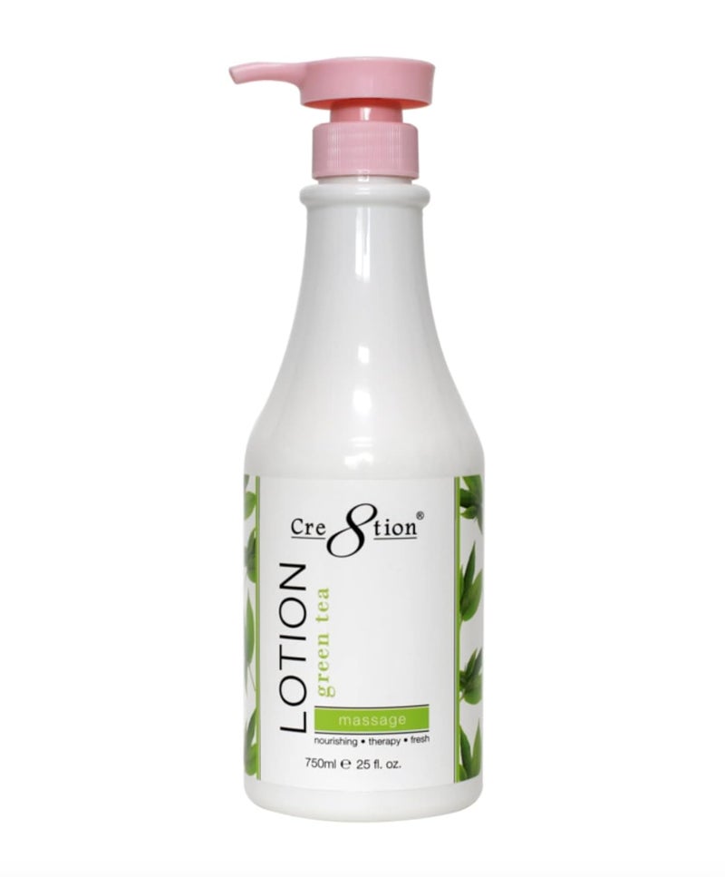 Cre8tion Spa Hand  Body Lotion Nourishing Skin Lotion Moisturizer From Dryness and Flaking 750ml  25 fl oz Green Tea