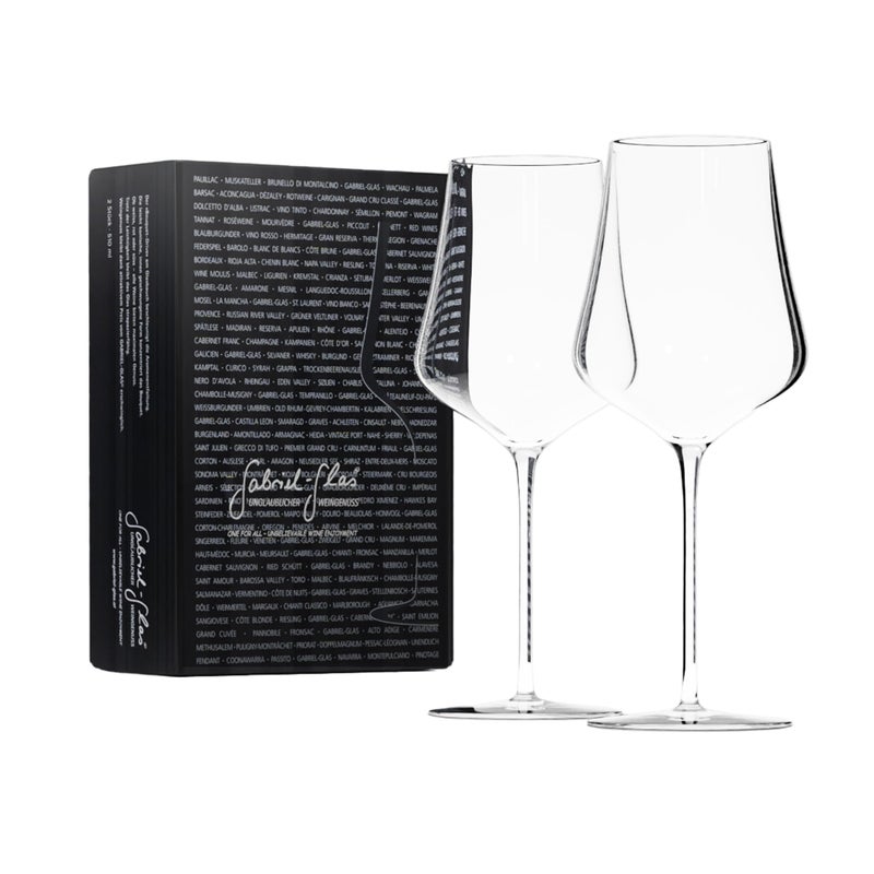 GabrielGlas Gabriel-Glas StandArt Crystal Wine Glasses, Set of 2 with Gift Box - Premium, Universal Wine Glass for Red and White Wine - Dishwasher Safe, Lead-Free, 16 oz. - Image 1