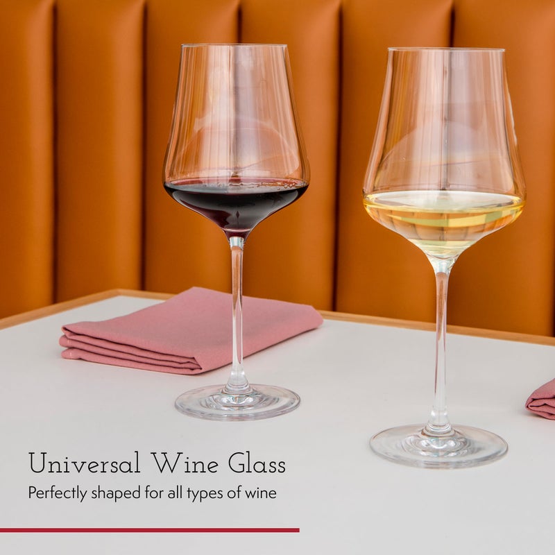 GabrielGlas Gabriel-Glas StandArt Crystal Wine Glasses, Set of 2 with Gift Box - Premium, Universal Wine Glass for Red and White Wine - Dishwasher Safe, Lead-Free, 16 oz. - Image 3
