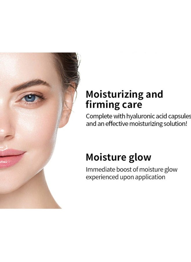 Wellage - Real Ha Hydrate One Day Kit 2Ea, Firming And Moisturizing Care, High Concentration Hyaluronic Acid Serum For Dry And Sensitive Skin, Clear Blue Formula With 8 Herbal Extracts - Image 1