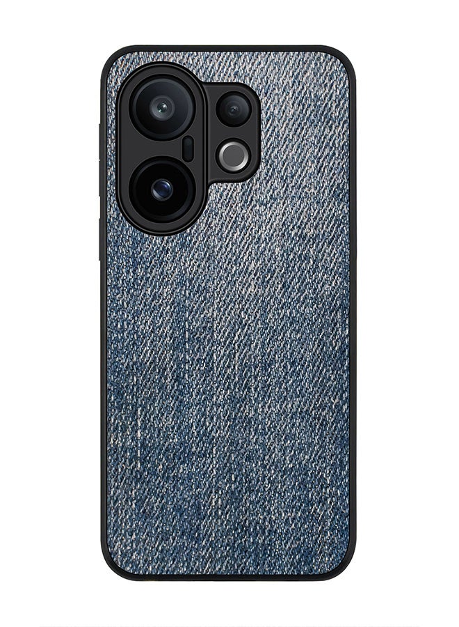 Stylizedd For vivo X200 FE / S30 Pro mini Case,Slim fit Camera Protection, Shockproof Thin Phone cover  - Dark Denim Print