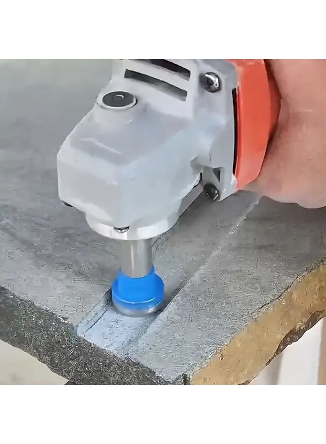 1 Set Heavy Duty Diamond Grinding Polishing Discs Kit With Extension Rod - Image 4