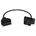 SWQS OBD1 to OBD2 Adapter for Chrysler 6pin to 16pin Diagnostic Scanner Converter Cable Compatible with JeepDodgeChrysler Vehicles 6 Pin Connector Work with OBD2 ScannerCode Reader - Image 2