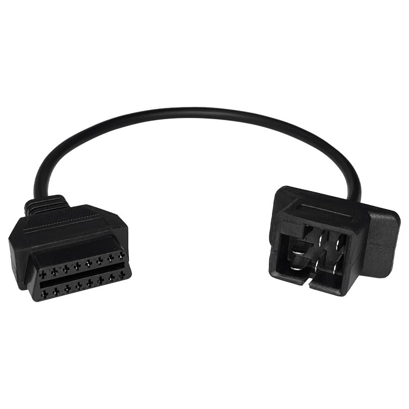 SWQS OBD1 to OBD2 Adapter for Chrysler 6pin to 16pin Diagnostic Scanner Converter Cable Compatible with JeepDodgeChrysler Vehicles 6 Pin Connector Work with OBD2 ScannerCode Reader - Image 3