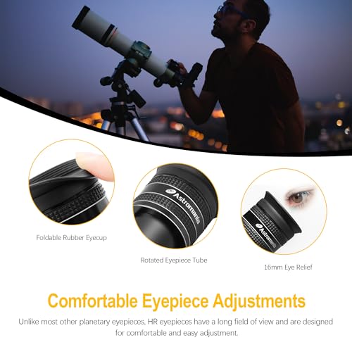 Astromania Telescope Eyepiece 4mm, Wide Angle 58 Degree Apparent Field Planetary Eyepiece for 1.25 inch Astronomy Telescope & Filter, Fully Multi-Coated Telescope Accessory for Planetary Observation - Image 5
