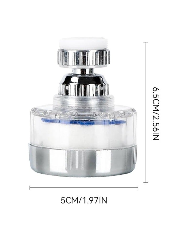 Kitchen Sink Faucet Splash Guard | 360° Rotating Spray Head (3 Pack) + 6 Filter Pads | Easy Installation | Water-Saving Pressure Boost Design - Image 3