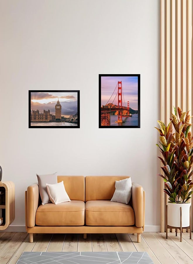 Poxvalzor Picture Frame Black Set Of 6,Photo Frame With Hd Plexiglass,With Wall Mounted Pad,For Tabletop Or Wall Display, Wall Gallery Poster Frames A3 (Inner Diameter 29.7 * 42cm) - Image 4