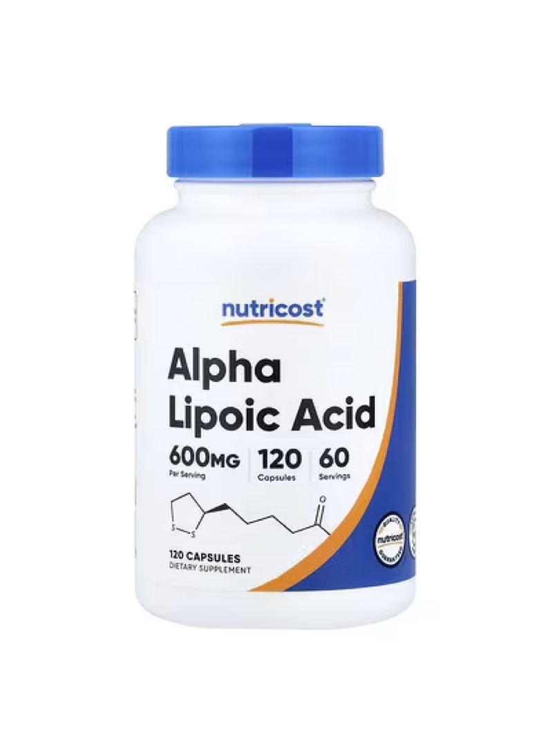 Nutricost Alpha Lipoic Acid, 120 Capsules