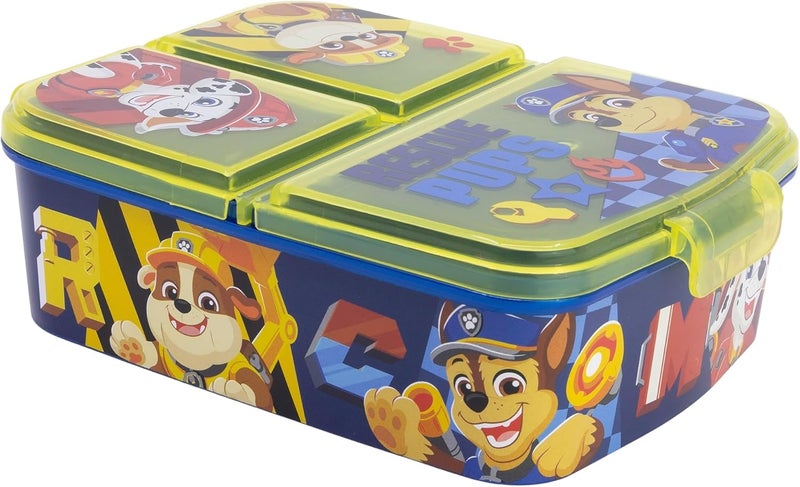 STOR Multi Compartment Sandwich Box - Paw Patrol Rescue Pups - Image 1