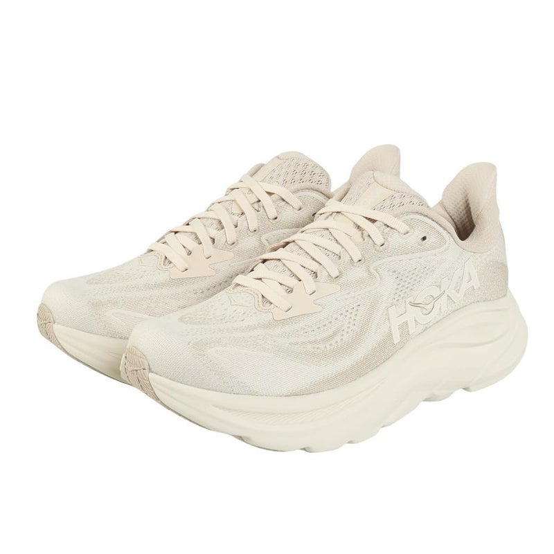 Hoka Mens Clifton 10 Sneaker Oat Milk 115