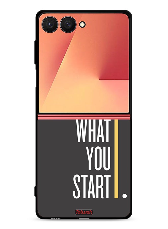 Tolwak غطاء حماية لجهاز سامسونج جالكسي Z Flip7 - أنهي ما بدأت - Image 1