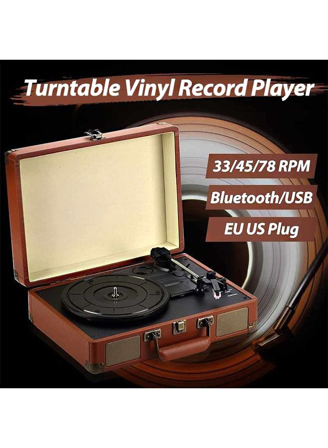 XiuWoo Vinyl record player Gramophone 3-Speed Adjustable lp turntable 33/45/78RPM built-in 2speakers RCA audio output headphone output Bluetooth Speaker - Image 5