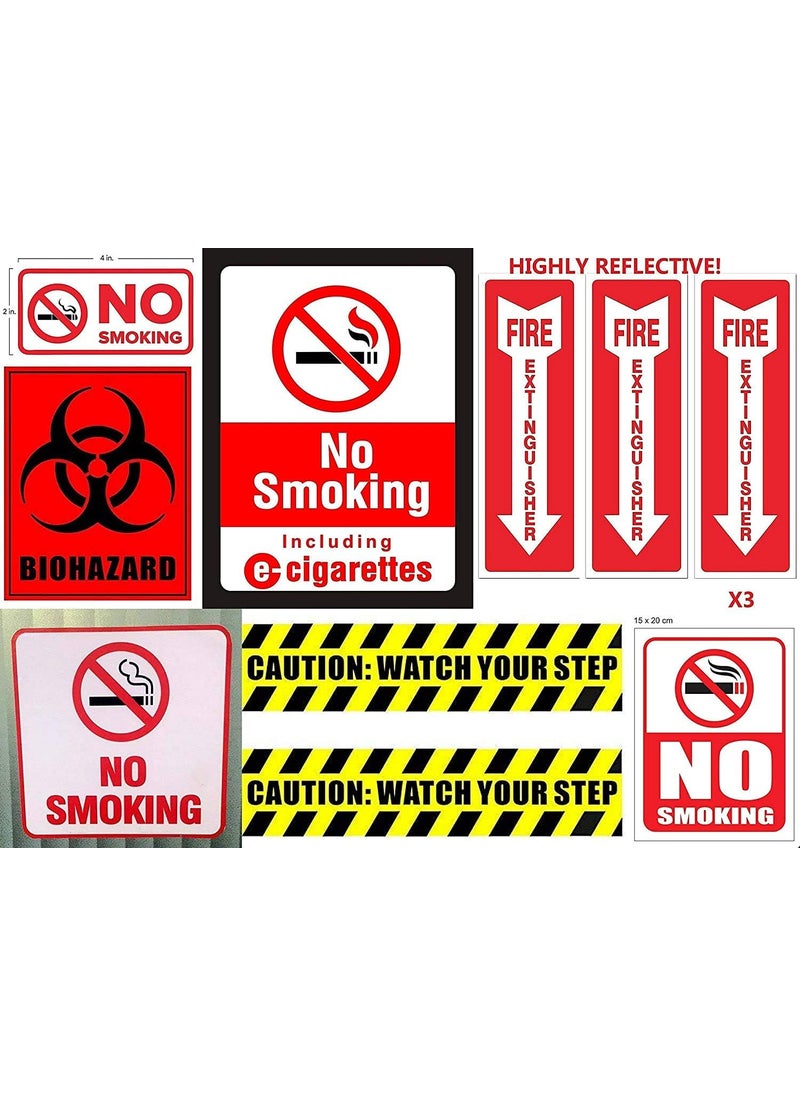 ESPLANADE eSplanade Smile Youre On Camera Surveillance Sign Sticker Decal  Easy to Mount Weather Resistant Long Lasting Ink Size 5 x 5  - Image 3
