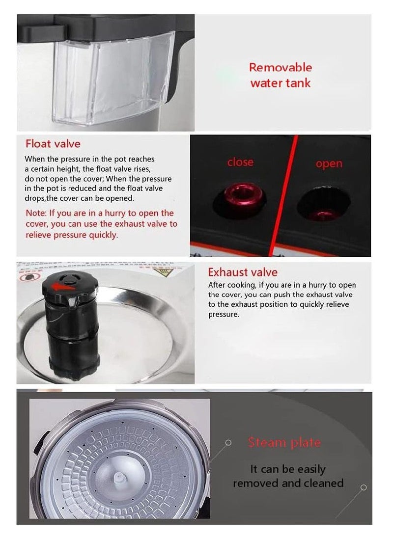 Wtrtr - 13 Liters Stainless Steel Multifunctional Electric Pressure Cooker WTR-1301 - Image 1