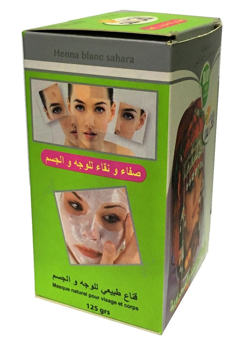 زين للعريس - زين للعرائس حناء بيضاء صحراوية للوجه والجسم 125 جرام - Image 1