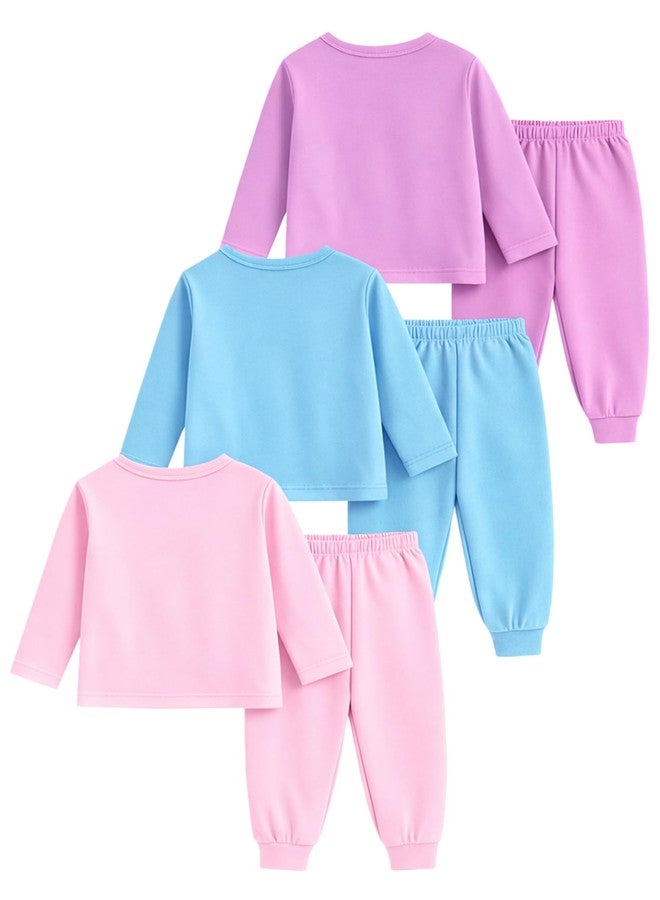 Kuchipoo Baby Girl Regular Fit Cotton T-Shirts and Pyjamas Set (KUC-PSUT-228, 6-12 Months, Multi-Colored) - Image 2
