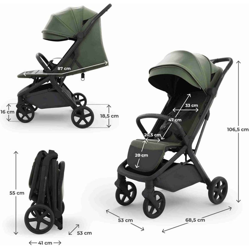 Kinderkraft - Nubi 3 Stroller - Mystic Green - Image 1