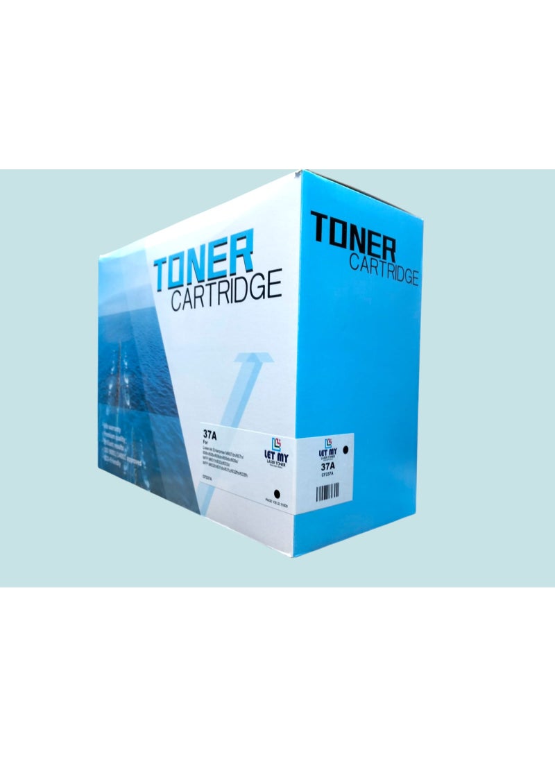 LET MY CF237A 37A Toner Cartridge Compatible For HP LaserJet Enterprise M607n M607dn M608x M608dn M608n M609x M609dn M631z M631h M632z M632fht M632h M633fh Printer C F 237 37 A Office Consumable - Image 3