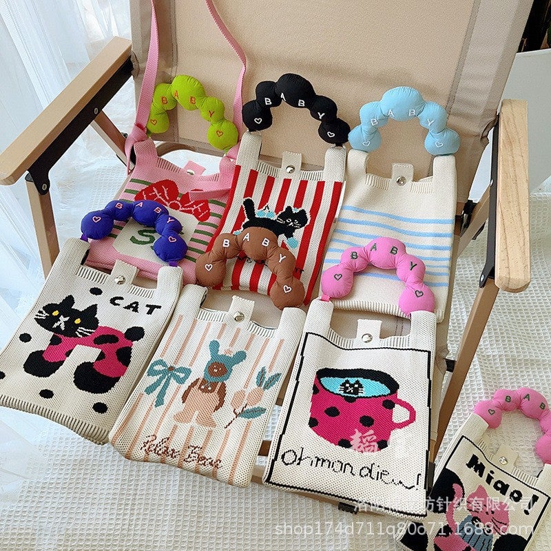 Little Red Riding Book Same Style Mobile Phone Bag All-Match Small Bag Fashion Personalized Girl Shoulder Crossbody Bag Portable Handbag - Image 2