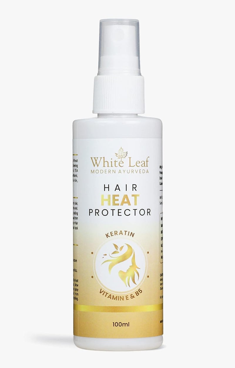 White Leaf Advanced Heat Protector Spray For Hair Straightener Hair Spray 100 ML No Sulphate No Paraben No SLS - Image 1