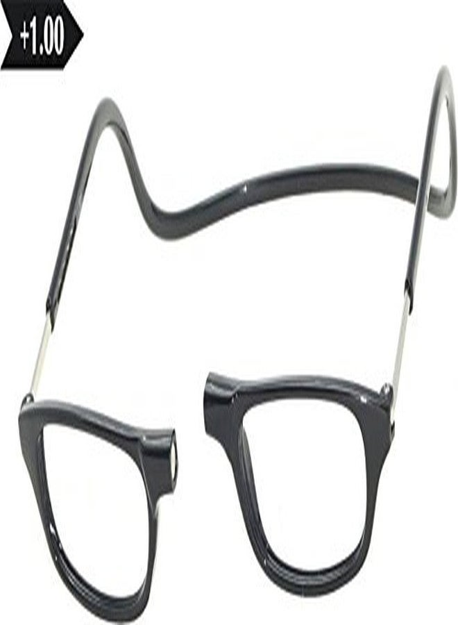 Id Plastic Magnetic Reading Full Rim Rectangular Unisex Spectacle Frame (1.00 Strength) - Image 4