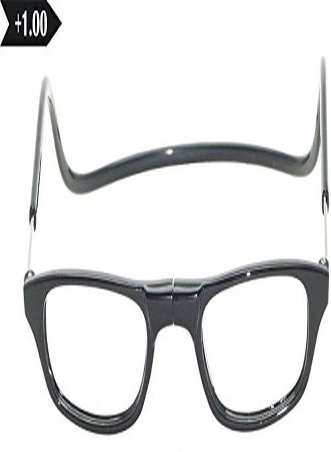 Id Plastic Magnetic Reading Full Rim Rectangular Unisex Spectacle Frame (1.00 Strength) - Image 3