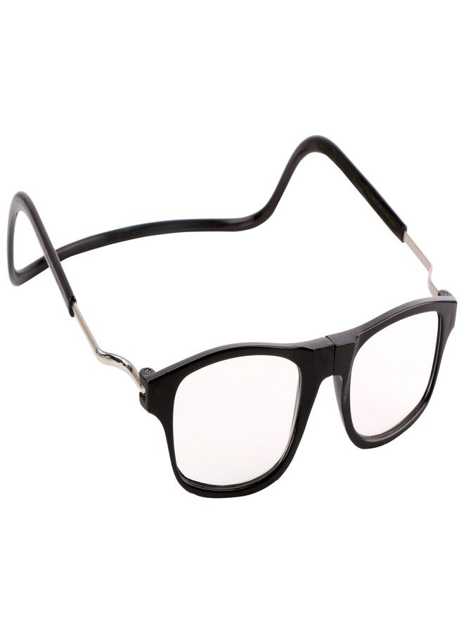 Id Plastic Magnetic Reading Full Rim Rectangular Unisex Spectacle Frame (1.00 Strength) - Image 1